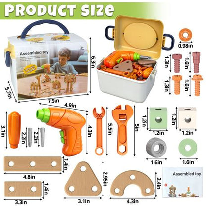 STEM Construction Toys Kit for Kids | 158-Piece Building Set South Africa