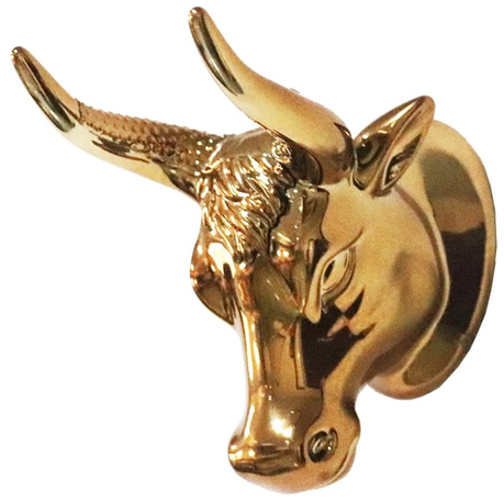 Bull Head Guitar Holder Wall Hanger Mounted on Wall – Artistic Design