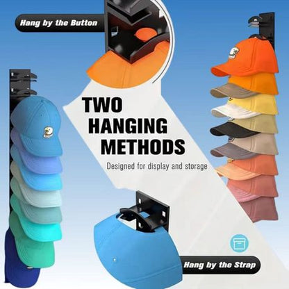 Cap Holder Wall Mounted One Hat Per Layer