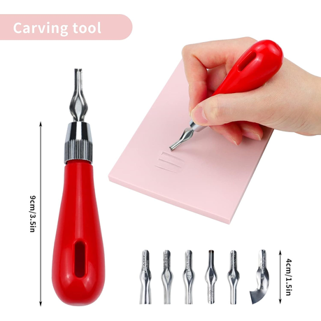 rubber stamp carving kit