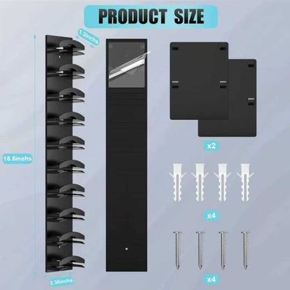 Hat Organizer for Closet or Door Installation