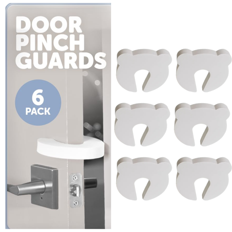 Child Safety 6 pieces Door Finger Pinch Guard Stopper Cat Ear Eva Foam